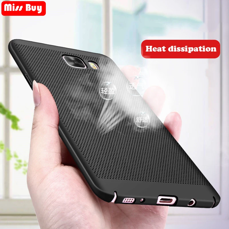 Heat dissipation COOL PC Case For Samsung Galaxy C5 C7 C9 Pro J5 J7 Grand prime pro S9 S8 S7 edge Note 9 8 A8 A6 Plus 2018 Cover |