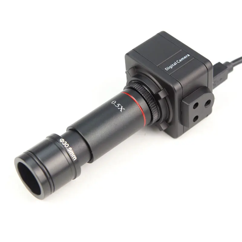 SRATE бренд 5.0MP HD Микроскоп USB Цифровой электронный окуляр с c креплением 0.5X адаптер