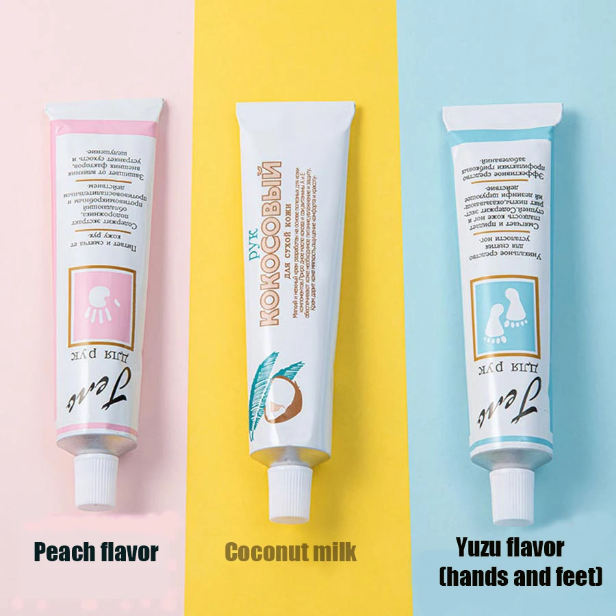 Peach Coconut Green grapefruit Hand Cream Anti Chapping Moisturizing Anti Aging Whitening Available In All Season 3