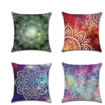 

Bohemian Mandala Geometric Starry Sky Throw Pillow Cushion Covers New kussenhoes Pillowcase housse de coussin Decorative Sofa