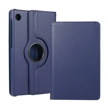 

For Huawei MatePad T8 Case Kobe 2 L03 KOB2 L09 2020 Funda Shell 360 Rotating PU Leather Flip Stand Cover +film+pen