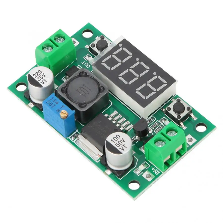 LM2596S высокомощный понижающий модуль dc-dc Регулируемый регулятор напряжения цифровой дисплей 0~ 40 в Регулируемый регулятор напряжения