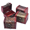 1PC Antique Mini Wood Treasure Chest Storage Box Jewelry Organizer Box Gift Box ► Photo 3/6