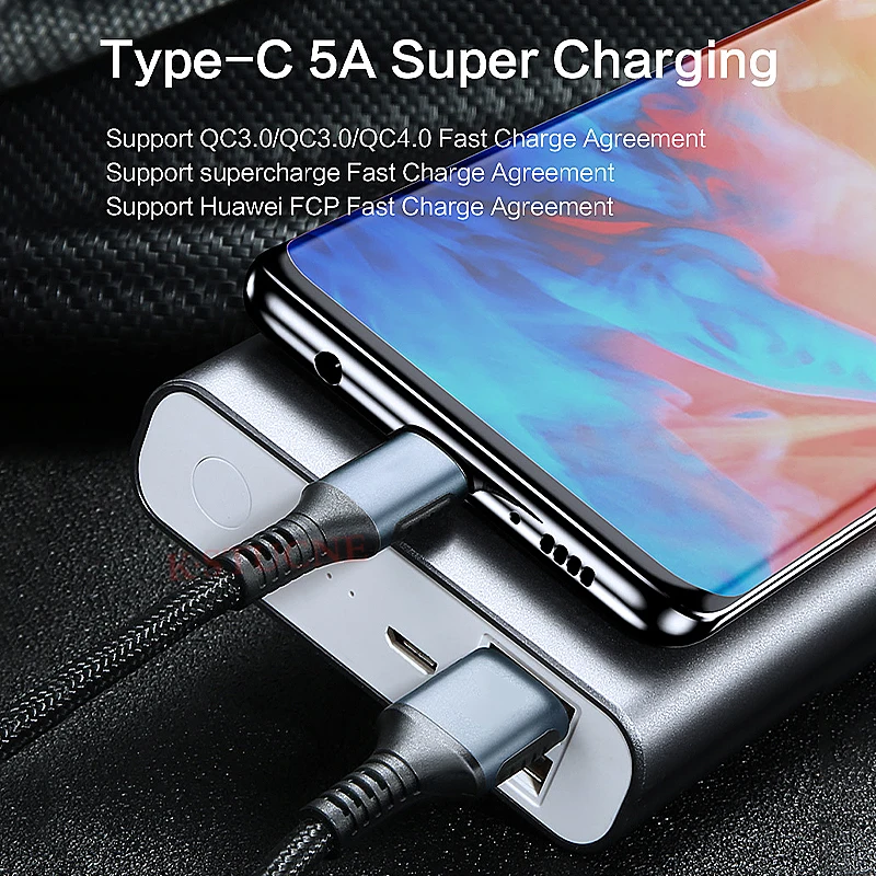 Usb type-C кабель 5A Быстрая зарядка зарядное устройство для samsung Galaxy S10 S8 S9 S7 J7 Edge Note 5 LG Xbox Android USB кабель для передачи данных телефона