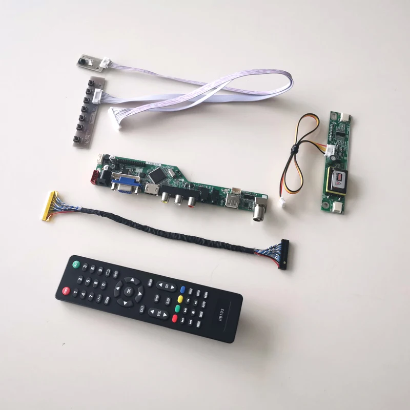 Voor LTM185AT01 LTM185AT02 Remote + Inverter + Toetsenbord Vga Av Usb