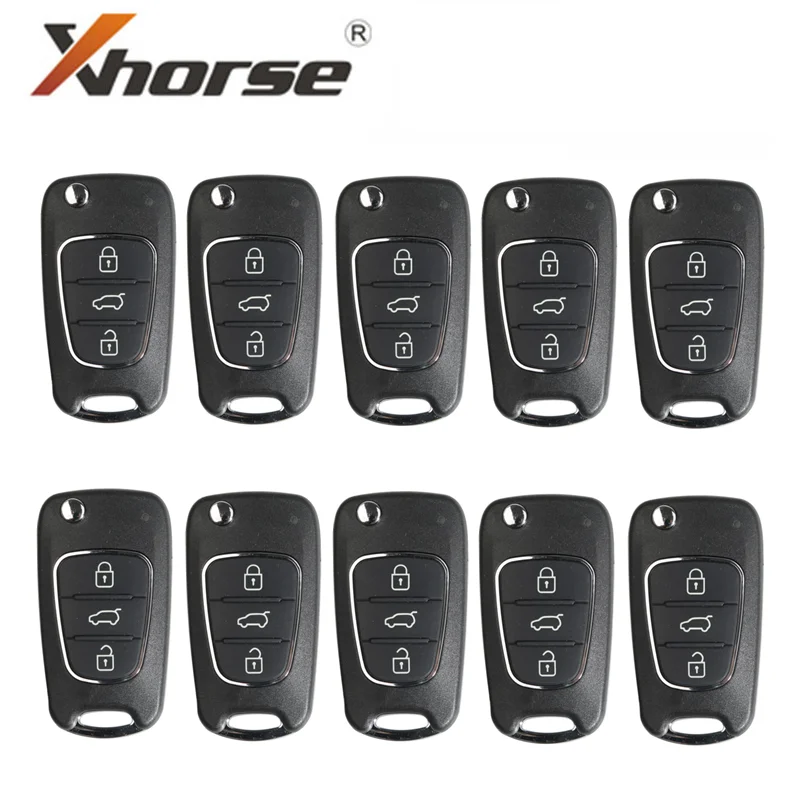 Пульт дистанционного управления XHORSE XKHY02EN для Hyundai Flip 3 кнопки английская версия