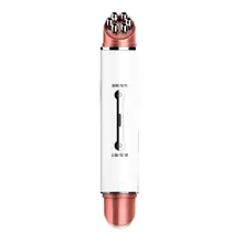 1Pcs RF Beauty Instrument Vibration Color Ion Import And Export Instrument Home Facial Electric Massage Stick Hot Compress