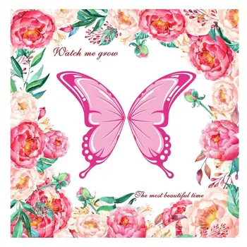 

2020 New 1 Set Baby Milestone Blanket Monthly Sticker Photography Prop Background Blankets Boy Girl Photo Accessories