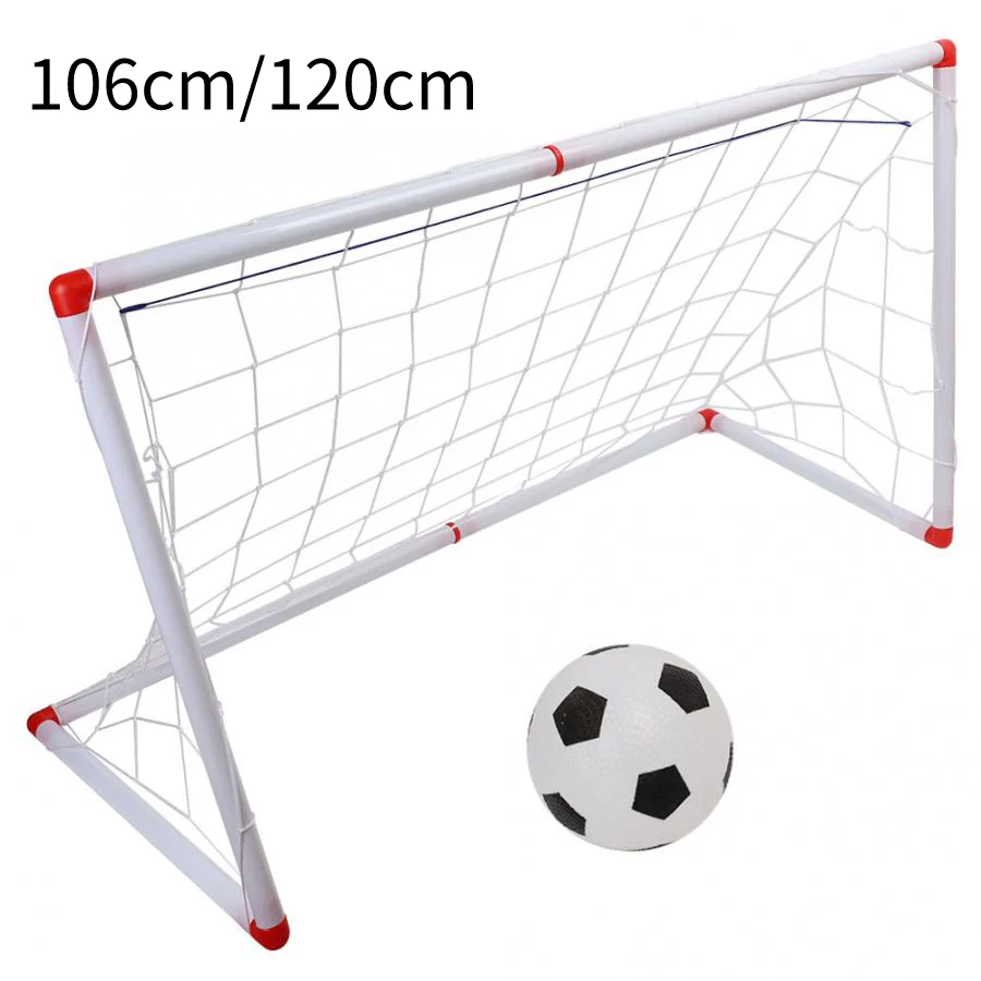 Portable Durable Childrens Football Soccer Goal Post Net Indoor Outdoor Kids Fun 