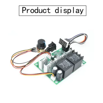 

PWM DC Motor Speed Controller DC 10 -55V Digital LED Display 0 -100% Adjustable Drive Module Input MAX 60A 12V 24V 36V 48V
