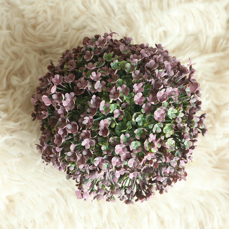 11.5cm / each artificial five-petal flower weed ball simulation flower home decoration wedding plant wall