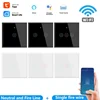 1/2/3 gang TUYA WiFi Smart Touch Switch Light Switch 110-250V Home Wall Button for Alexa and Google Home Assistant EU Standard ► Photo 1/6