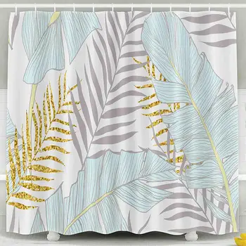 

Pattern Banana Golden Palm Leaves Eco-Friendly Waterproof Peach Orange
