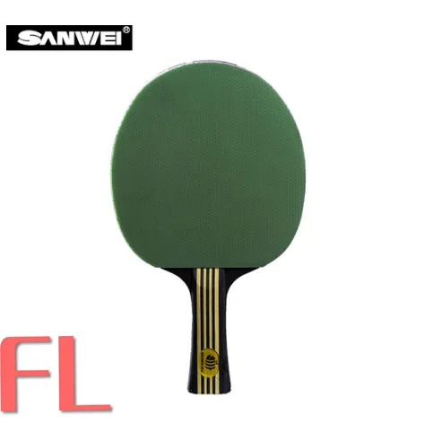 FL Green Sanwei Bravol Bee Finished для начинающих Настольный теннис двойной уход за лицом прыщи-в ракетки резиновый Настольный теннис летучая мышь топ рекомендуется - Цвет: FL Green