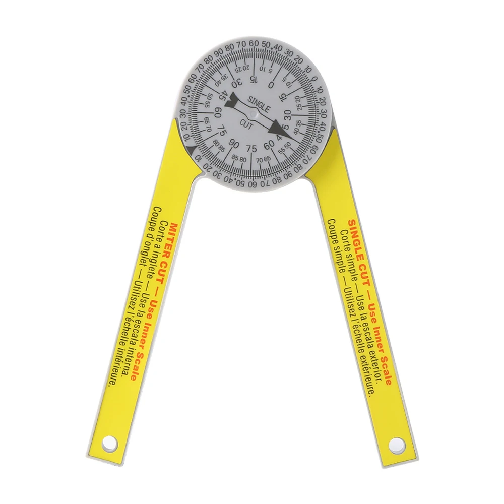 Pro Angle Finder Miter Saw Protractor Measuring Ruler Tool Goniometer Durable US
