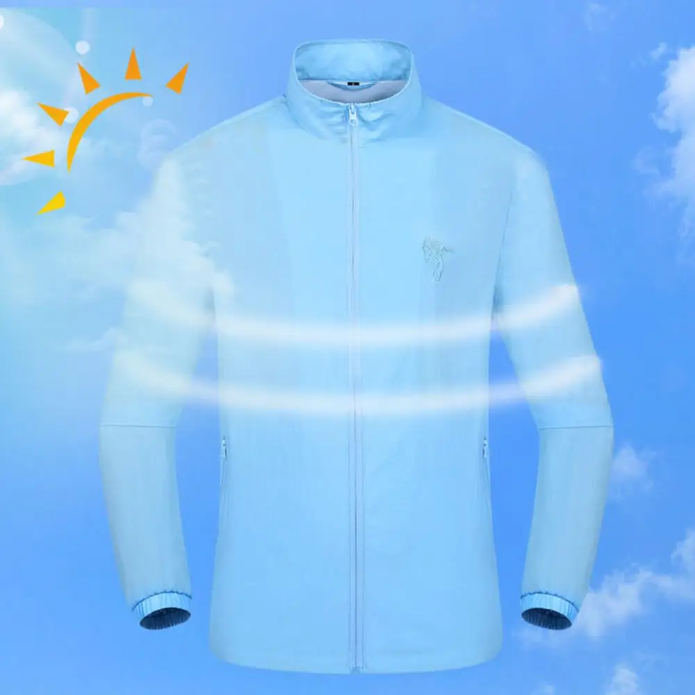 

Summer Sun protection Jacket Tops Air Conditioning Heatstroke Countermeasures Outdoor Working Clothes Top Waterproof Jacket