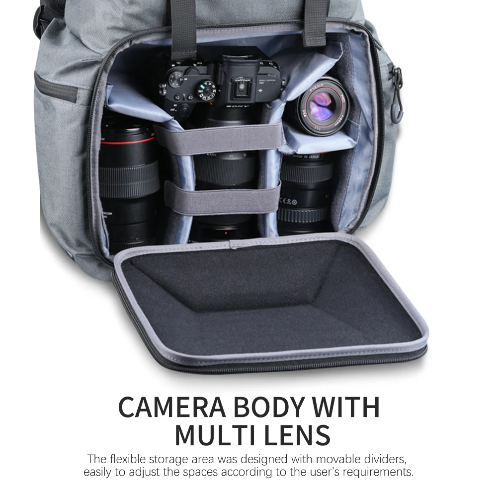 K&F CONCEPT Large Capacity Multi-functional