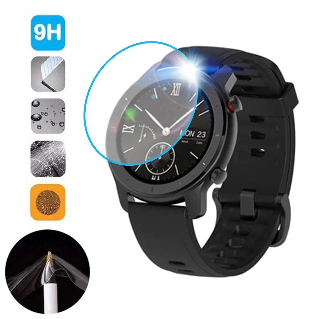 25 # для Xiaomi Huami Amazfit GTR 42 мм Stratos 3 Pace Verge Lite Sports Смарт часы из закаленного стекла