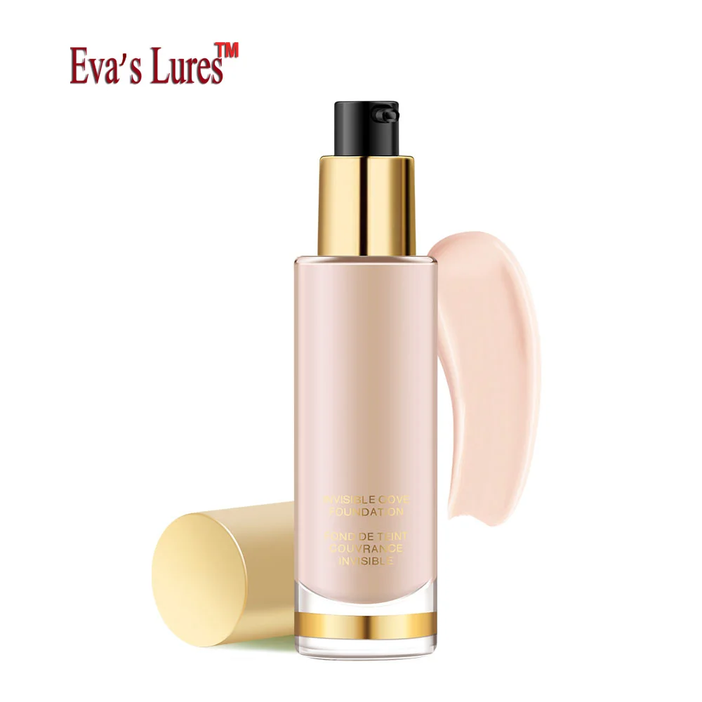 

Eva's Lures Liquid Foundation Invisible Full Coverage Make Up Concealer Whitening Moisturizer Waterproof Makeup Foundation