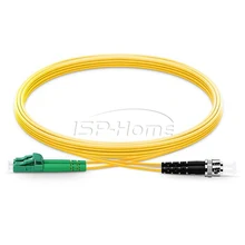 20 м LC/APC-ST/UPC дуплексный 2,0 мм одномодовый волоконно-оптический патч-корд, LC-ST волоконно-оптический соединительный кабель