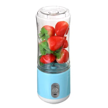 

400ML 6 Blades Multifunctional Portable USB Rechargeable Blenders Electric Maker Bottle Cup Fruit Juicer Smoothie Mixing Machine