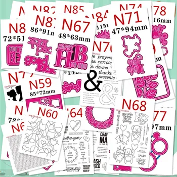 

Clear Stamps and metal cutting dies