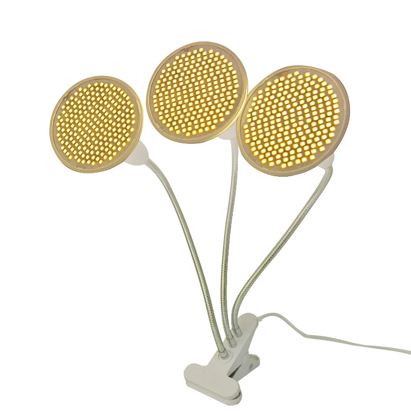 200 LED Grow light plant growing flower lamp kit Full Spectrum sunlight Phyto yellow Lamp Hydro Fitolamp growbox Clip veg