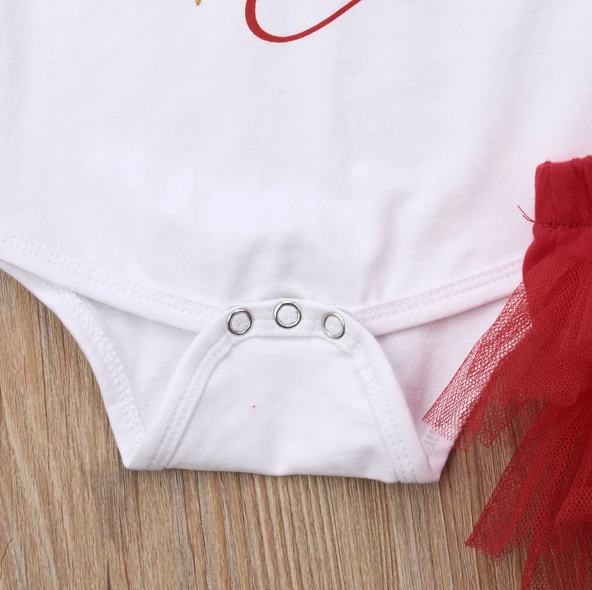 Emmababy Рождественский комбинезон для новорожденных девочек с надписью «My First Christmas»+ Красные кружевные тюлевые штаны, комплекты одежды