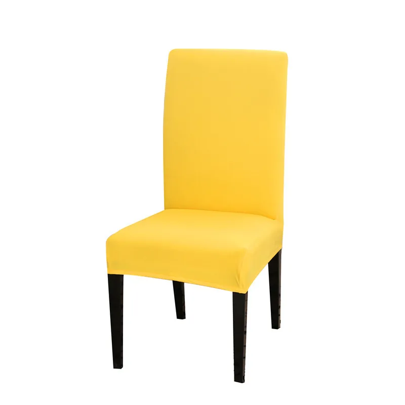 Elegant Velvet Chair Covers - Solid Color Seat Slipcovers
