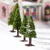 15pcs Green Scenery Landscape Model Cedar Trees Diorama Miniatures Cedar Trees Model for Scenery Landscape ► Photo 2/6