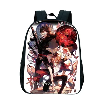 

12Inch Anime Bungou Stray Dogs Small Backpack Kids School Bags for Boys Toddler Backpack Plecak Back Pack Mini Bags for Girls