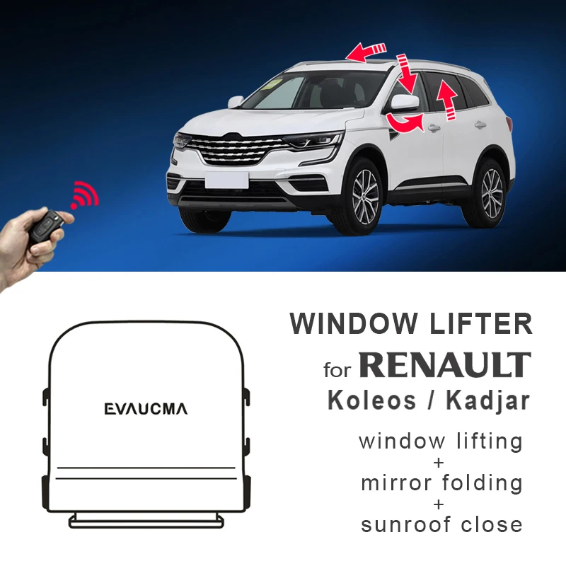 RENAULT Koleos Kadjar 2017-2021  â ݱ Ʈ ̷  Ŭ¡,  ݱ ڵ ˶, Ŀ  2018 2019