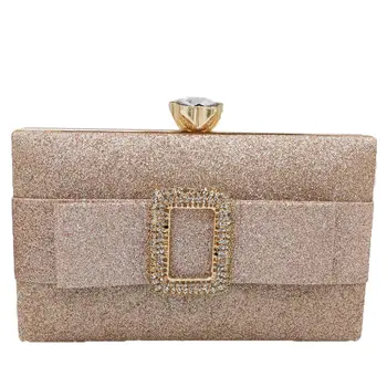 

Champagne Evening Bag Women Diamond Rhinestone Clutch Crystal Day Clutch Wallet Wedding Purse Party Banquet Glitter Bolso Mujer