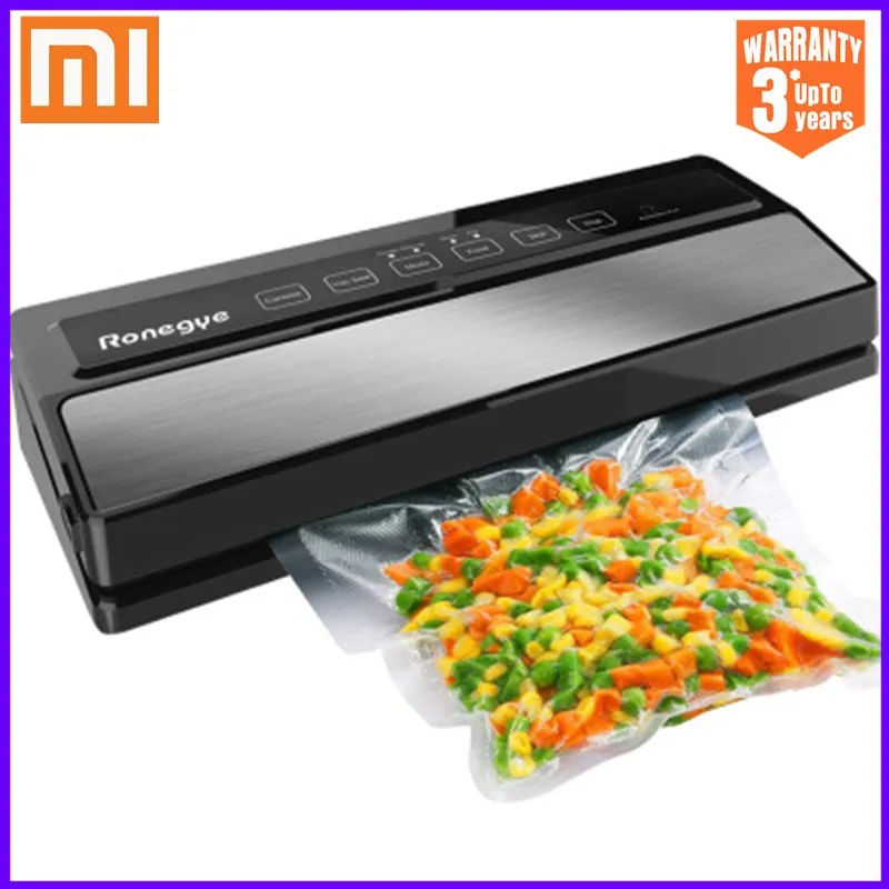 Xiaomi Mijia Automatic Electric Food Vacuum Sealer Kitchen Fresh Packaging Machine Portable Household Commercial Sealing Device | Бытовая