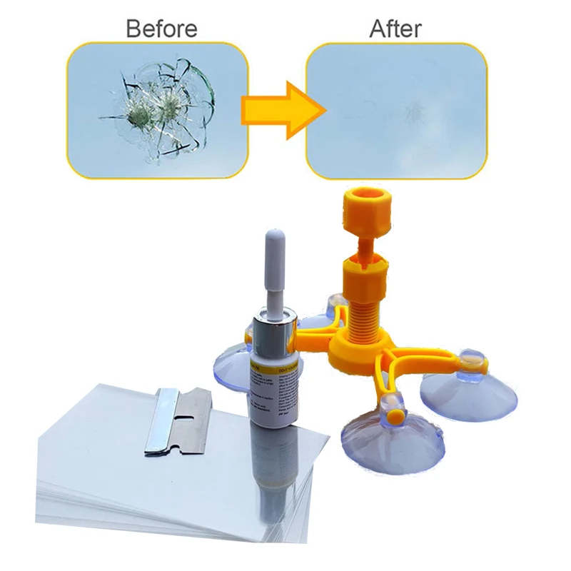 Комплект Для Ремонта Лобового Стекла Quick Fix DIY полимерный герметизатор окна автомобиля царапины трещина восстановление инструмент ремонта авто продукт окна экрана полировка автотовары