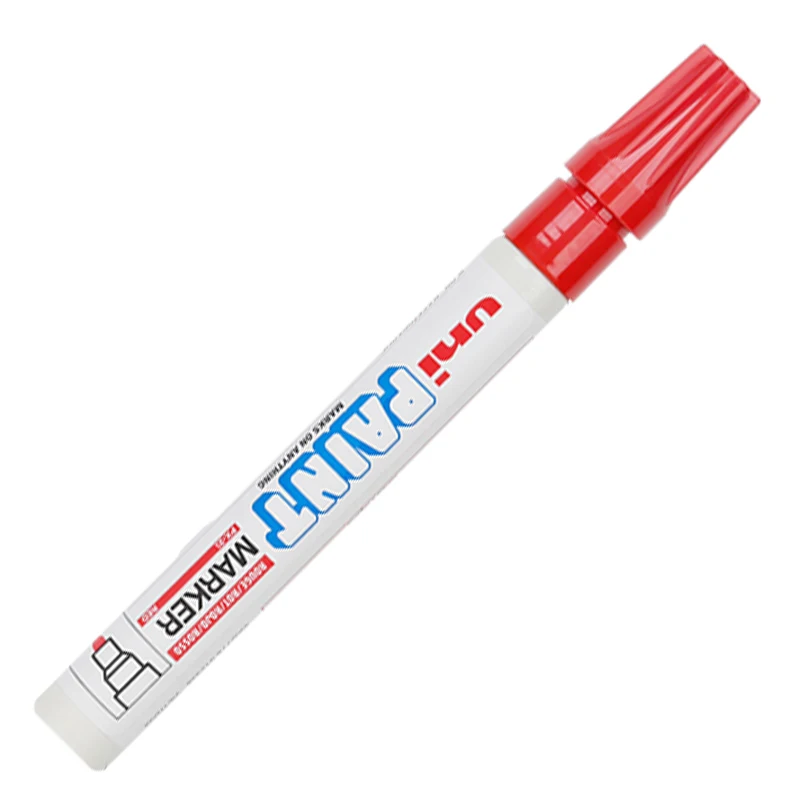 1 шт Uni PX-21 0,8-1,2 мм водонепроницаемый протектор для автомобильных Шин Резиновый металлический маркер с перманентной краской ручка - Цвет: Red