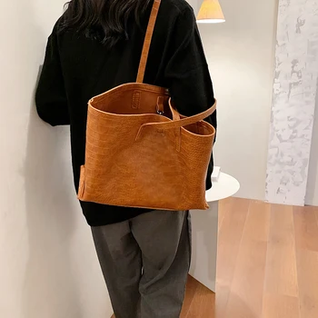 

Litthing 2020 Women's Bags Solid Women PU Leather Handbags Luxury Lady Hand Bags Purse Bags Women Composite Bags Large Capacity