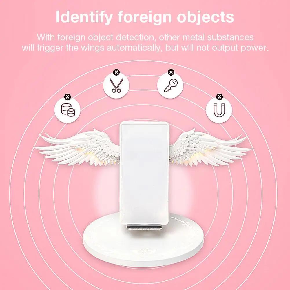 

10W Angel Wings Wireless Charger 10W Fast Charging QI Charging Stand For IPhone XS MAX Galaxy S10/S10 Plus Xiaomi 9 / Huawei P30