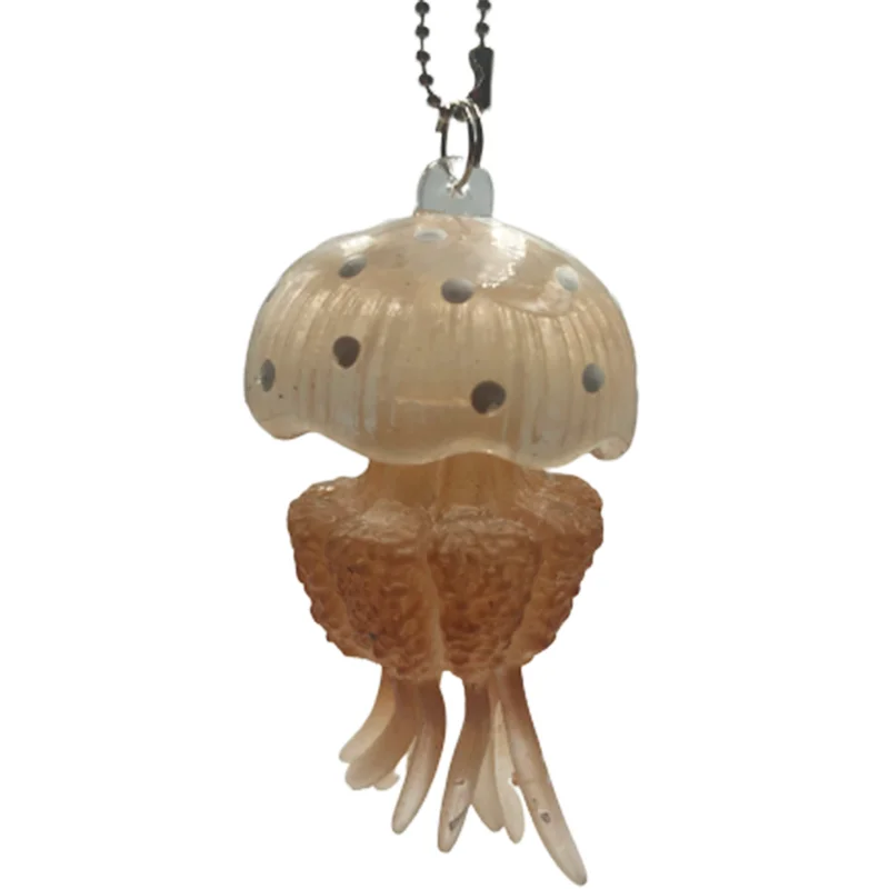Undersea World Jellyfish Antistress Squishy Toys For Girls Squishi Stress Reliever Toys Phone Strap Keychain Pendant Gags Prank