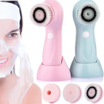 

Facial Cleansing Brush Waterproof Electric Face Cleaning Brush Tool USB Rechargeable Facial Care Tools