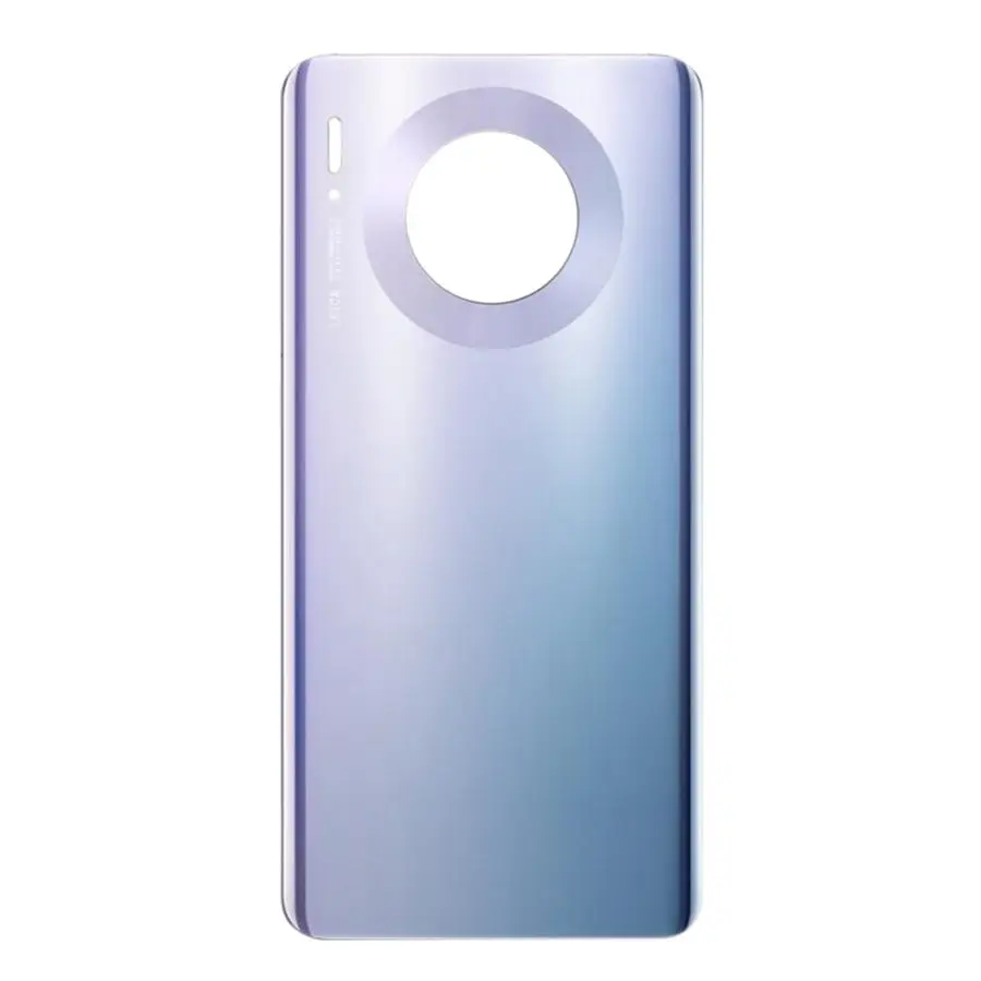Для huawei mate 30 mate 30 Задняя стеклянная крышка батареи Задняя Дверь Корпус чехол окно+ объектив камеры для huawei mate 30 крышка батареи - Цвет: Silver No Lens