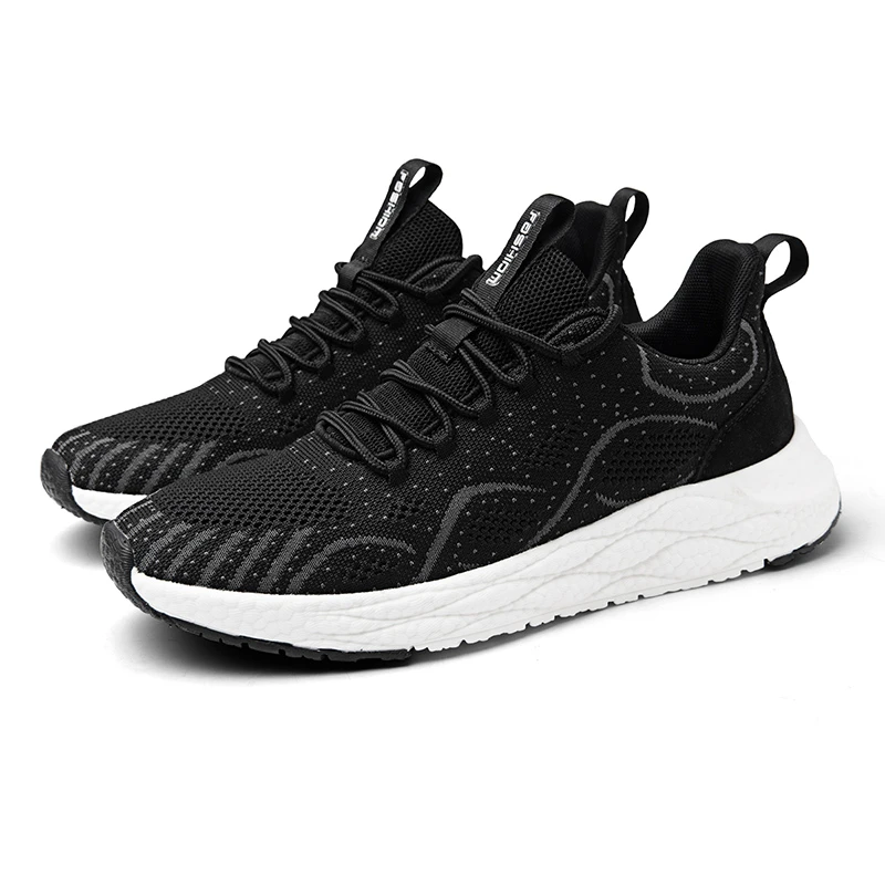 

2020 Four Seasons New Breathable Flat Bottom Trend Casual Comfortable Sports Platform Running Shoes Men Shoes Zapatillas Hombre