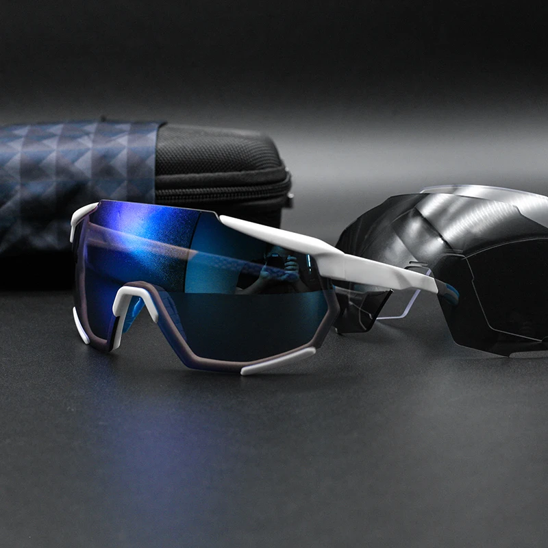 Riding Cycling Sunglasses 3 lens Sports 