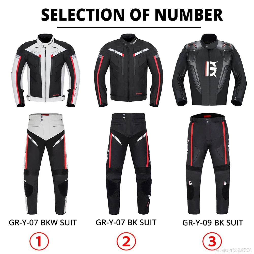Motorcycle Jacket Motorcycle Clothing GHOST RACING Motorcycle Jacket Protective Gear Motorbike Riding Waterproof windproof Moto Suits