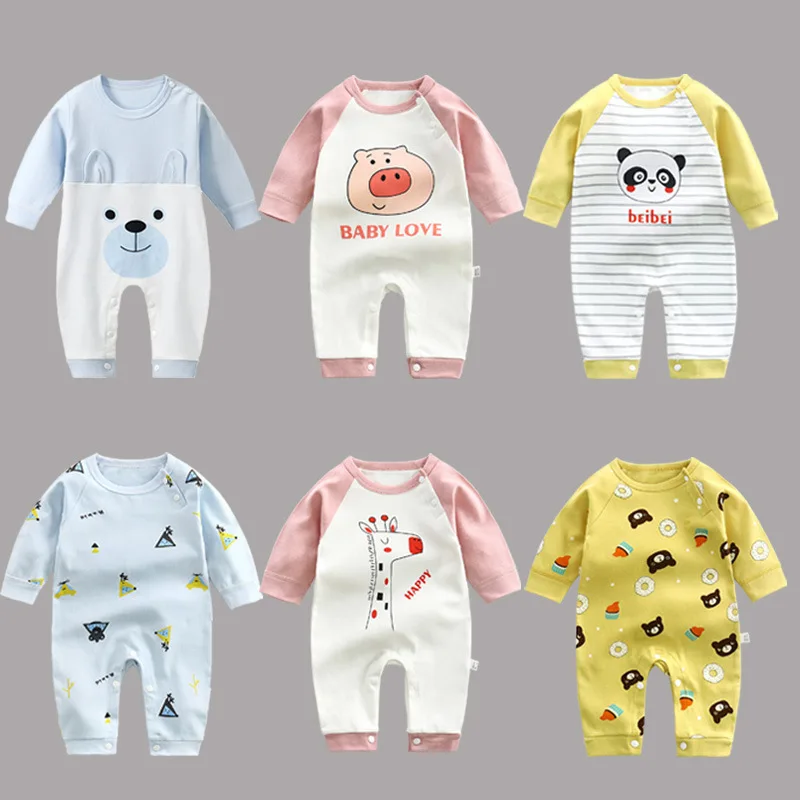 Детские комбинезоны для новорожденных; одежда для маленьких мальчиков и девочек; комбинезон с длинными рукавами; Bebe; хлопковая одежда; комбинезон для малышей; Детский костюм