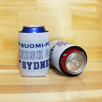 

100pcs/lot Stubby Holder Australia Wedding Neoprene Beverage Holder High Quality Stubby Coolers Printed Stubbies Can Cooler Bags