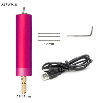 

Micro Electric Aluminum Portable Handheld Drills Resin Drill Bits Puncher Tools