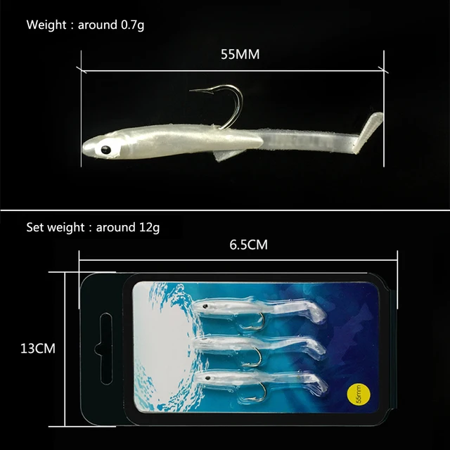 Pwshymi 25 Pièces Leurres De Pêche Appâts De Pêche Artificiels Silicone Ver Souple Crevettes Leurres De Pêche En Mer Matériel De Pêche Wobbler Leurres De Pêche(Marron) Fishinghook