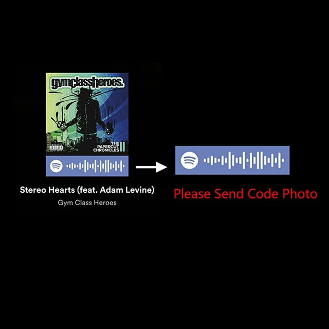 Bluelory-Pulseras personalizadas con código de Spotify, accesorio con grabado de música y canciones, regalo de joyería para amantes y amigos - Imagen 2
