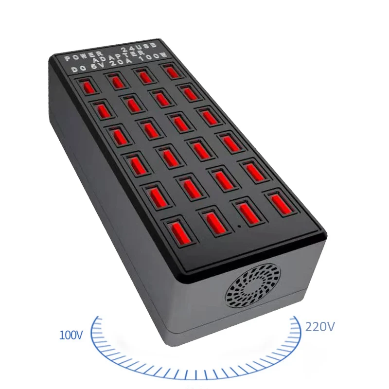 Мульти 24 порта Usb зарядная станция концентратор быстрое зарядное устройство адаптер питания США Великобритания ЕС вилка